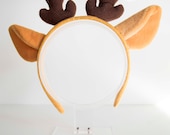Brown Reindeer Antler Headband - Holiday Party Costume — image 6