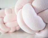 Baby Pink Knot Pillow: Decorative Sphere Cushion — image 6