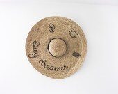 Personalized Wide Brim Straw Sun Hat - Custom Vacation Hat — image 6