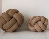 Milk Chocolate Knot Pillow: Modern Scandinavian Decor — image 6