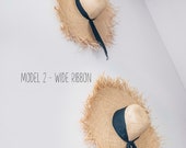 Fringe Straw Sun Hat: Personalized Oversized Floppy Hat — image 2