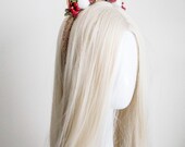 Reindeer Antler Headband | Whimsical Christmas Cosplay Headpiece |  Handmade by Panmilli — image 4