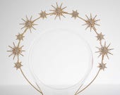 Gold Star Halo Headband: Celestial Bridal Crown — image 2
