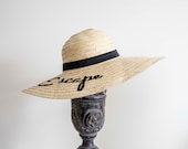 Wide Brim Straw Beach Hat: Sweet Escape Vacation Sun Hat — image 4
