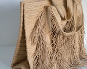 Straw Beach Bag with Tassels: Boho Summer Shopper — image 3