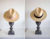Woven Straw Fedora Hat: Wide Brim Beach Sun Hat — image 5