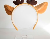 Brown Reindeer Antler Headband - Holiday Party Costume — image 2