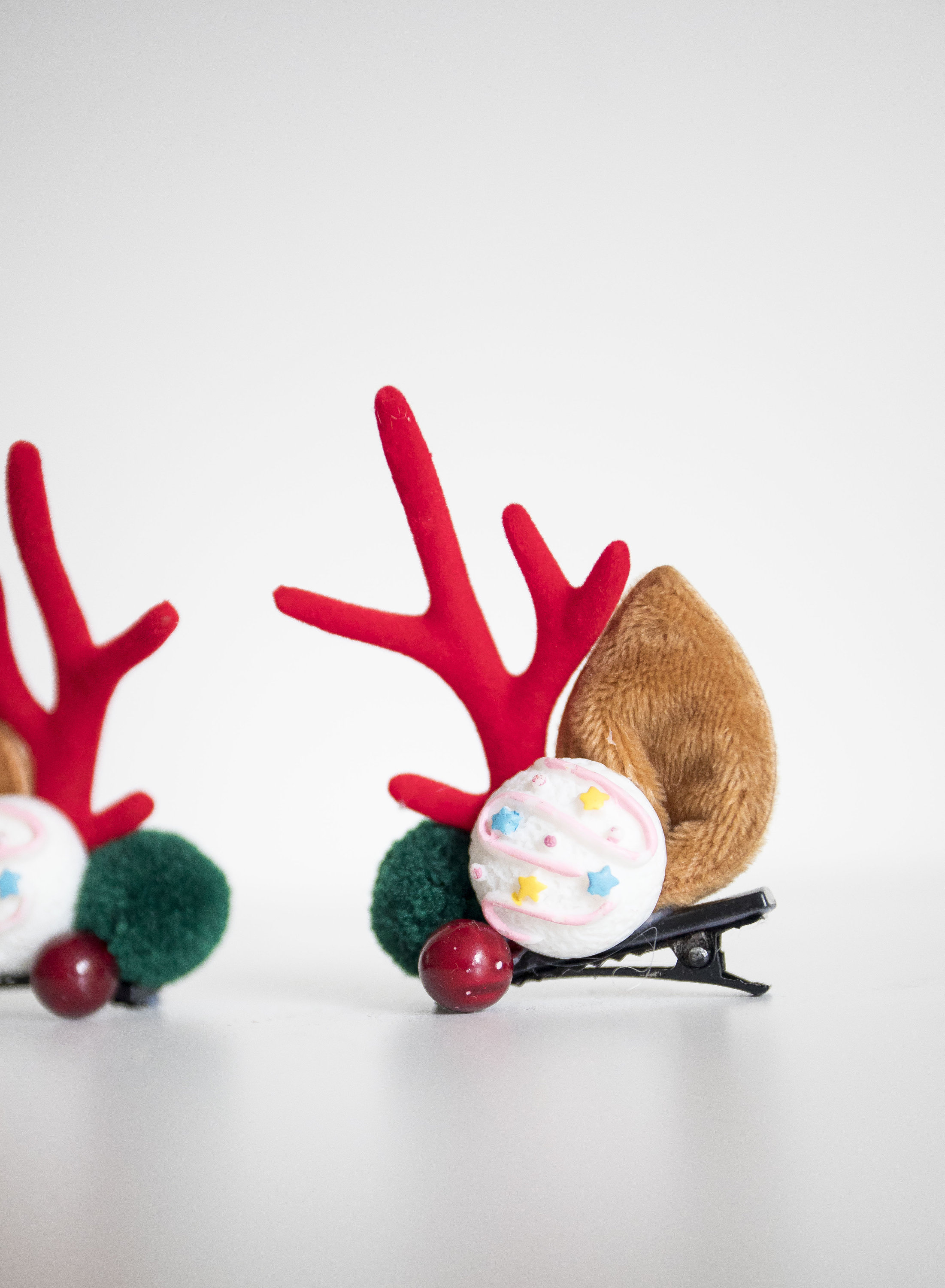 Accessori Natalizi Capelli Fascia Capelli Corna Di Renna - Set Decorativo  Natalizio Con Funghi E Campane Fascia Capelli Festiva Halloween, image size:2202x3000