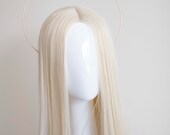 Rose Gold Halo Crown: Goddess Headpiece, Bridal Headband — image 3