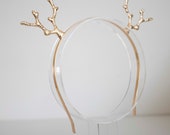Gold / Silver Reindeer Antler Headband - Christmas Holiday Party — image 8