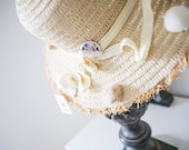 Girls Straw Boater Hat: Custom Kids Beach Sun Hat — image 7