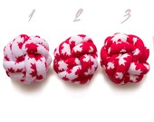 Canadian Maple Leaf Knot Pillow: Decorative Sphere Cushion — image 4