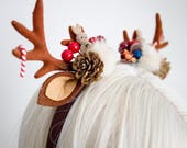 Reindeer Antler Headband | Whimsical Christmas Cosplay Headpiece |  Panmilli — image 6