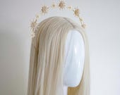 Gold Star Halo Headband: Celestial Bridal Crown — image 7