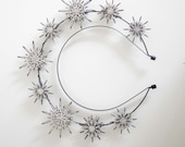 Black Star Halo Headband: Celestial Goddess Crown — image 2