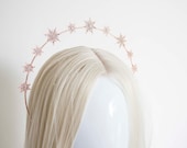 Rose Gold Star Halo Headband: Celestial Bridal Crown — image 3