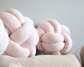 Baby Pink Knot Pillow: Decorative Sphere Cushion — image 7