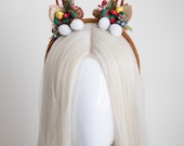 Reindeer Antler Headband | Whimsical Christmas Cosplay Headpiece — image 4