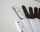 Foam Hat Size Reducer Strips: Black & White, Adhesive, 6-Piece Set — image 3