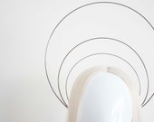 Black Halo Crown – 3 Layer Goddess Headpiece, Bridal Photoshoot — image 4