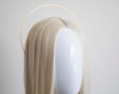 Gold Halo Crown: Goddess Headpiece, Bridal Headband — image 7