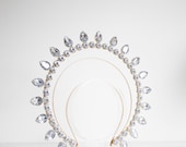 Crystal Sun Halo Headpiece: Golden Goddess Crown — image 5