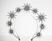Black Star Halo Headband: Celestial Goddess Crown — image 2