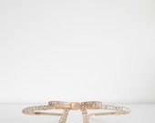 Gold Bow Crystal Headband: Goddess Queen Bridal Headpiece — image 4
