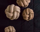 Milk Chocolate Knot Pillow: Modern Scandinavian Decor — image 8