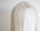 Silver Zirconia Headband: Bridal Goddess Headpiece — image 2