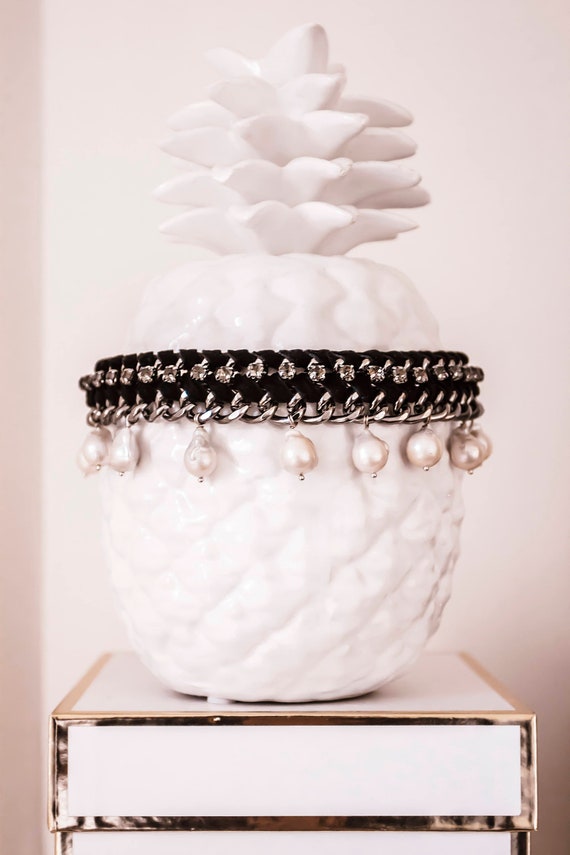 Necklace with baroque pearls - bridal - wedding jewelry