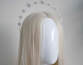 Celestial Star Halo Crown: Bridal Headpiece, Photoshoot Headband — image 5