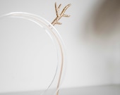 Gold / Silver Christmas Reindeer Antler Headband - Holiday Party Headpiece — image 6