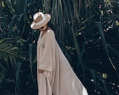 Woven Straw Fedora Hat: Wide Brim Beach Sun Hat — image 1