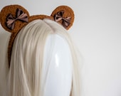 Baby Bear Ears Headband: Plush Bow  Headband — image 8