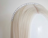 Silver Zirconia Headband: Bridal Goddess Headpiece — image 3