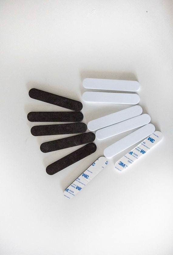 Foam Hat Size Reducer Strips: Black & White, Adhesive, 6-Piece Set