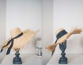 Fringe Straw Sun Hat: Personalized Oversized Floppy Hat — image 5