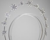 Celestial Star Halo Crown: Bridal Headpiece, Photoshoot Headband — image 4