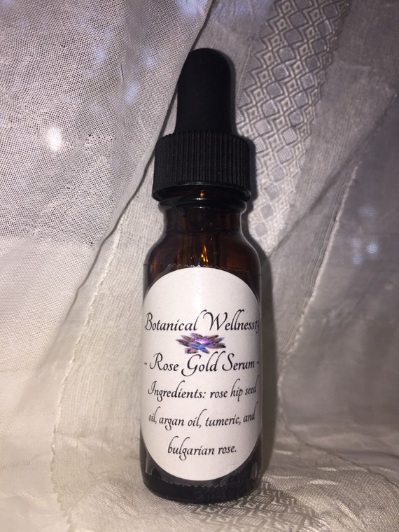 Rose Gold Face Serum Anti Aging Serum Etsy