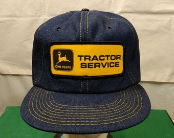 Casquette Trucker Vintage John Deere Jaune Vif - Marque Nissun - Occasion En Excellent état