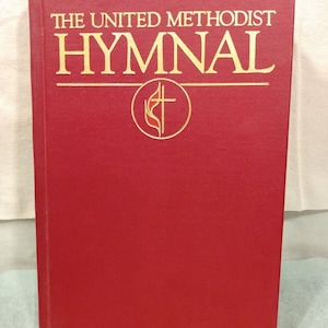 The United Methodist Hymnal 1989 Red Hardcover 962 pages 9&quot;x6&quot;  VG