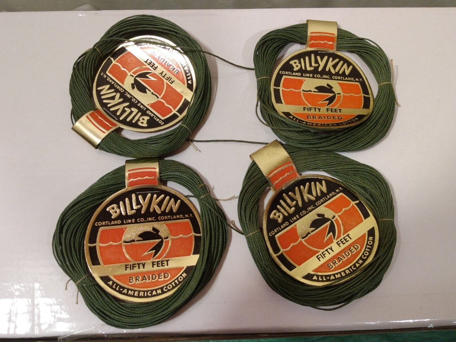 Vintage Cortland Fly Fishing Line Billy Kin All American Cotton