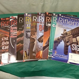 American Rifleman lot of 68 Vtg magazines 2007 to 2018 Complete sets 2008 & 2009