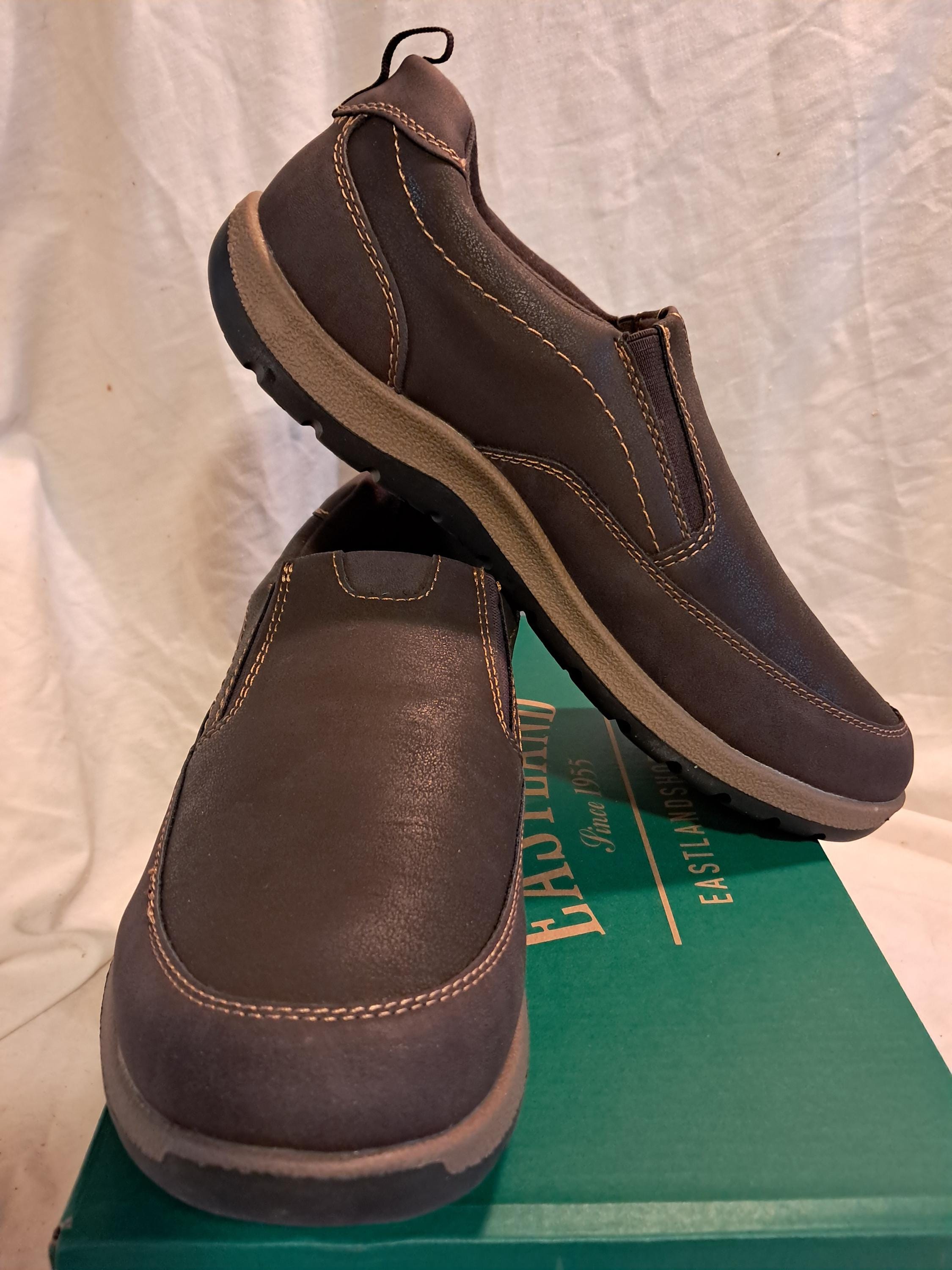 Eastland Men\'s Classic Brown New‎ Leather Loafers Size 10D Casual Dress Shoes Eastland Men main image 3