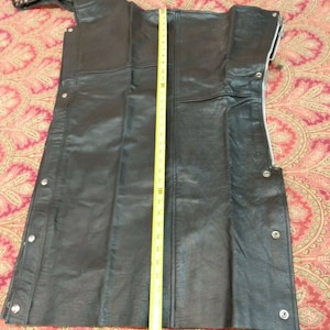 Leather Wear Motorcycle Chaps XL