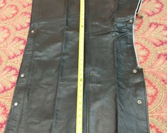 Calças de couro para motocicleta XL