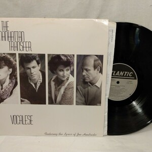 The Manhattan Transfer Vocalese Vinyl LP Atlantic Records 1985
