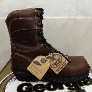 Georgia Boots Logger AMP LT Composite Toe EH Waterproof Work & Safety 13M