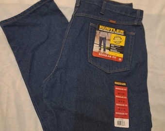 Rustler by Wrangler Men's Regular Fit Straight Jeans New 38 x 30